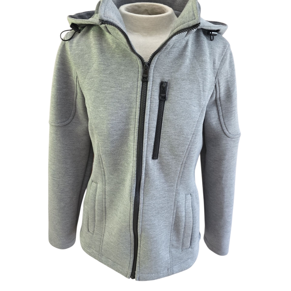 Andrew Marc Heather Gray Hoodie